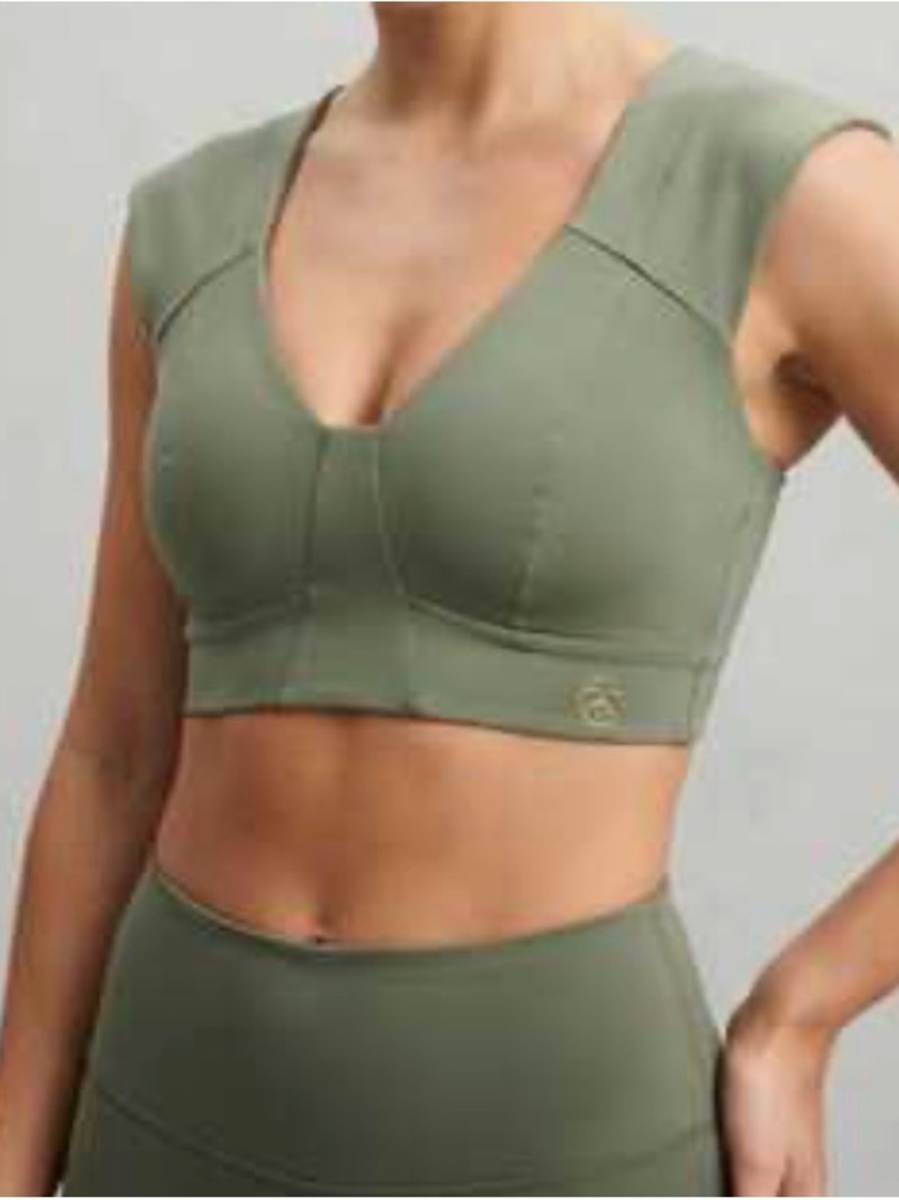 Green Sports Bra - Posture Support